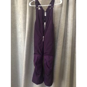 Lands End bib style snow pants, girls size 6